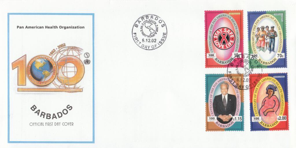 Barbados Stamps - Pan American Health Organisation 2002