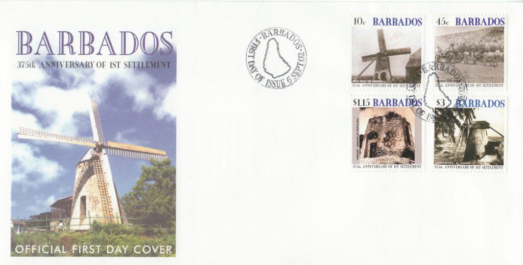 Barbados Stamps - 375th Anniversary of Settlement 2002