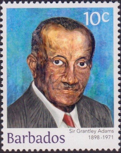Sir Grantly Adams 10c - Barbados Stamps