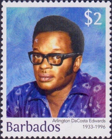 Arlington DaCosta Edwards $2 - Barbados Stamps