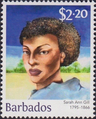 Sarah Ann Gill $2.20 - Barbados Stamps