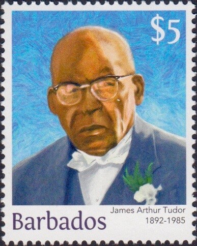 James Arthur Tudor $5 - Barbados Stamps
