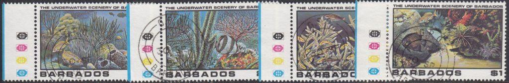 Barbados SG660-663 | Underwater Scenery