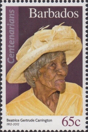 Barbados 65c Stamp – Beatrice Gertrude Carrington