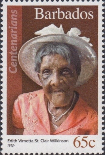 Barbados 65c Stamp – Edith Vimetta St. Clair Wilkinson