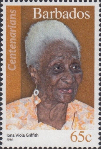 Barbados 65c Stamp – Iona Viola Griffith