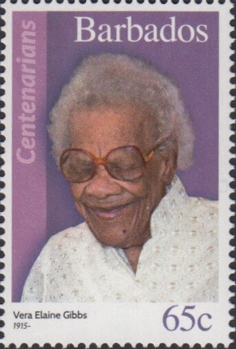 Barbados 65c Stamp – Vera Elaine Gibbs