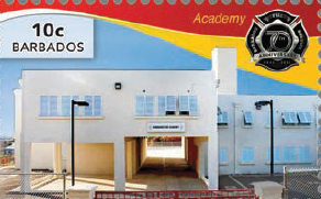 70TH ANNIVERSARY OF THE BARBADOS FIRE SERVICE 10c
