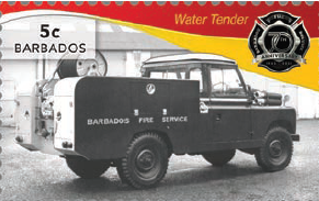 70TH ANNIVERSARY OF THE BARBADOS FIRE SERVICE 5c