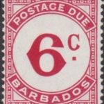 Barbados Postage Due D6a