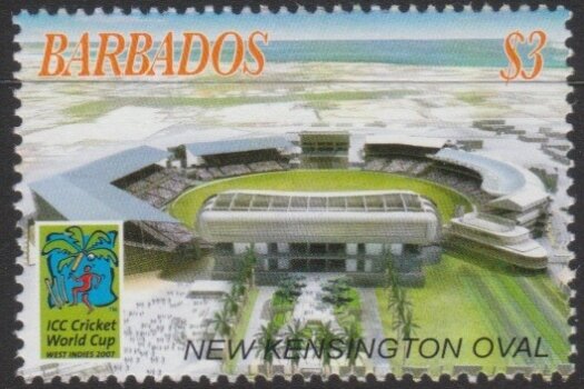 Barbados SG1308 - $3 New Kensington Oval