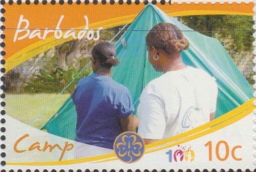Girl Guides - 10c 'Camp' - Barbados SG1354 -