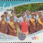 Girl Guides - $1 'Guiding Uniforms' - Barbados SG1356