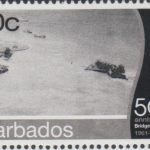 Barbados SG1396 - 50th Anniversary of Bridgetown Port - 10c Pelican Island