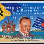 Barbados SGMS1120 | 100th Anniversary of the birth of Sir Grantley Adams Souvenir Sheet