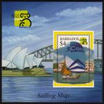 Barbados SGMS1133 | Australia '99 World Stamp Exhibition Sailing Ship Souvenir Sheet