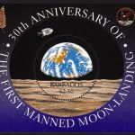 Barbados SGMS1142 | 30th Anniversary of the first Moon landing Souvenir Sheet