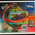 Barbados SG1152 - $3 Millennium mini sheet