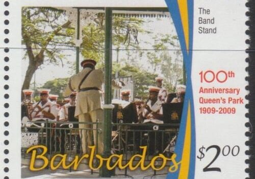 100th Anniversary of Queens Park - $2 The Band Stand - Barbados SG1347