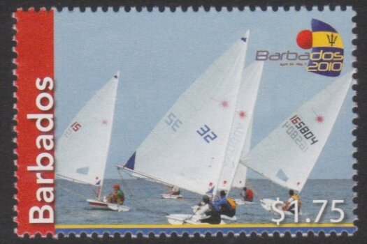 Fireball International World Championship Sailing 2010 - $1.75 - Barbados SG1352