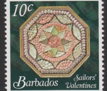 Sailors' Valentines - 10c - Barbados SG1375