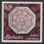 Sailors' Valentines - 65c - Barbados SG1376