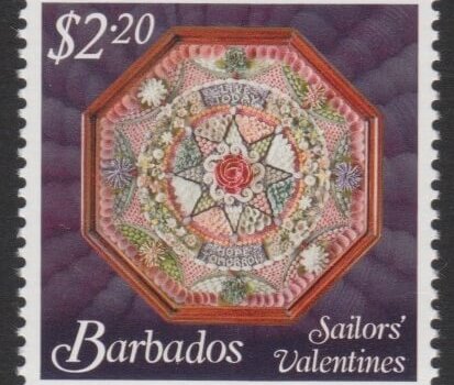 Sailors' Valentines - $2.20 - Barbados SG1377
