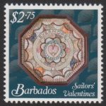 Sailors' Valentines - $2.75 - Barbados SG1378