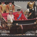 The Royal Wedding of Prince William and Kate Middleton - 65c - Barbados SG1380