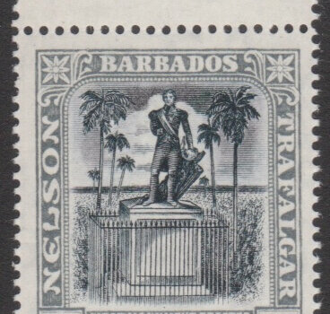 Barbados SG158| Nelson Centenary marginal UMM ¼d