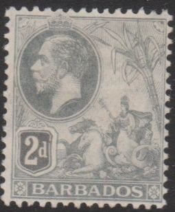 Barbados SG173 | 2d Greyish Slate
