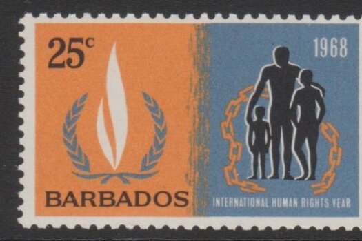 Barbados SG378-380 | Human Rights Year