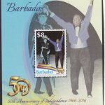 Barbados Stamps 50th Anniversary of Independence Souvenir sheet - $8