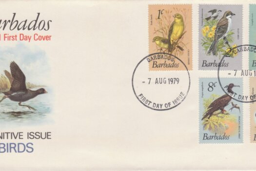 Barbados 1979 Birds Definitives FDC - illustrated cover (1)