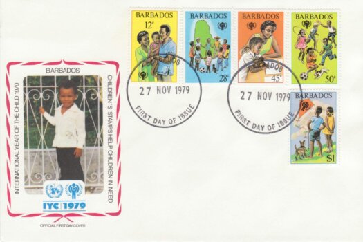 Barbados 1979 International Year of the Child FDC - illustrated cover