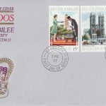 Barbados 1977 The Queen's Silver Jubilee FDC - illustrated cover (alternative cancel)