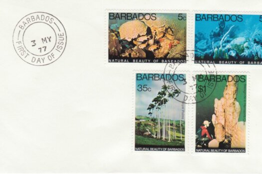 Barbados Natural Beauty of Barbados FDC 1977 - plain cover