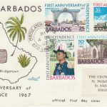 Barbados 1967 First Anniversary of Independence FDC - illustrated cover