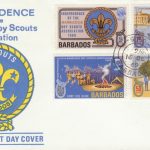 Barbados 1969 Independence of the Boy Scout Association FDC - illustrated cover