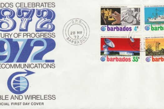 Barbados 1972 Telecommunications in Barbados FDC - illustrated cover