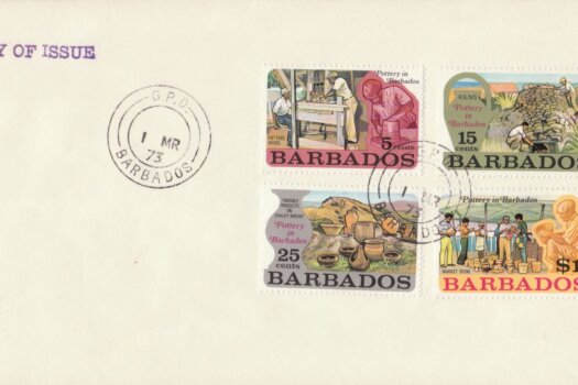 Barbados 1973 Pottery in Barbados FDC - plain cover