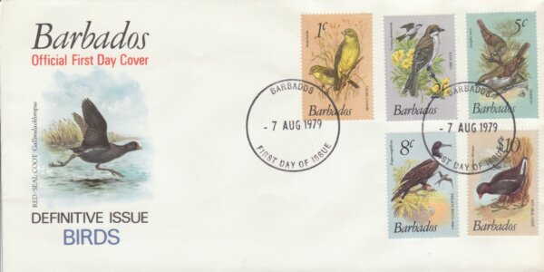 Barbados 1979 | Barbados Birds Definitives FDC
