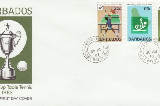 Barbados 1983 | World Cup Table Tennis FDC