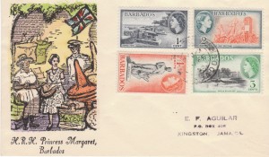 Princess Margaret Commemorative Cover Barbados 1955