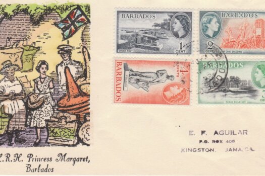 Princess Margaret Commemorative Cover Barbados 1955