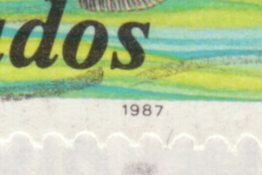 Barbados 75c Sargent Major stamp 1987