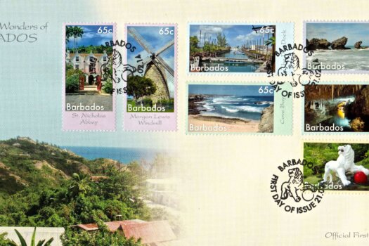 7 Wonders of Barbados Stamps FDC