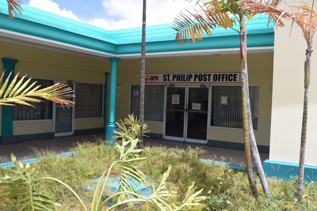 St Philip Post Office, Barbados as seen from the courtyard