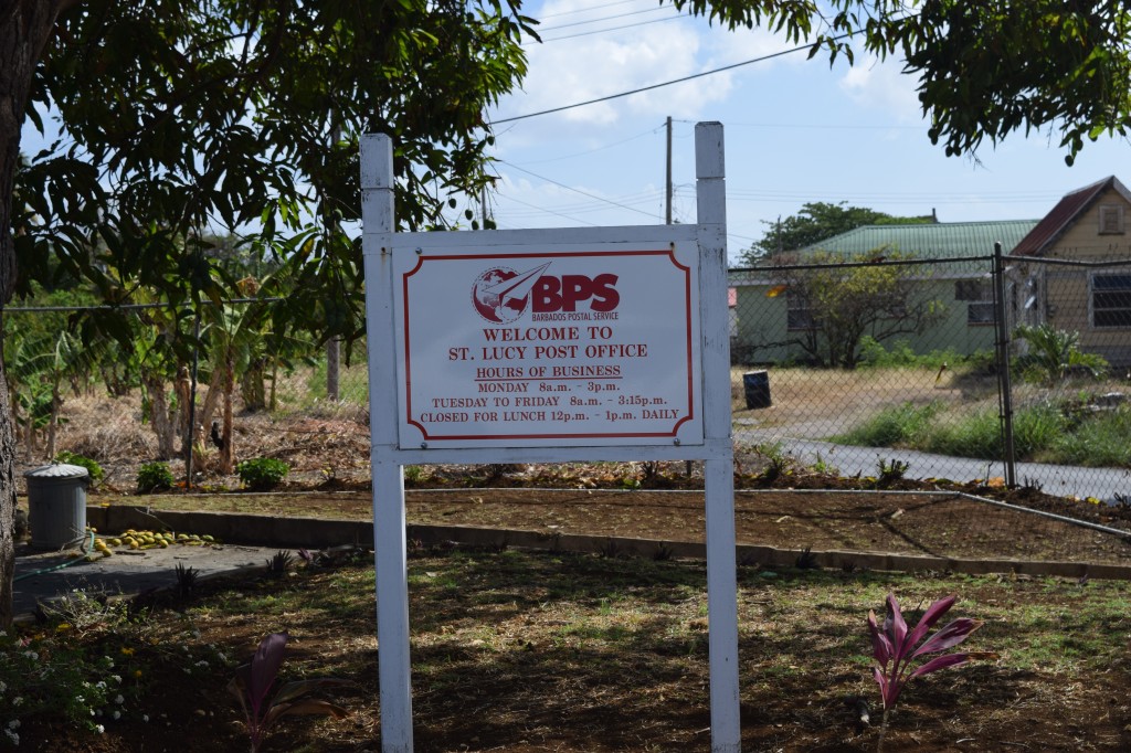 You really are welcome to St Lucy Post Office, Barbados