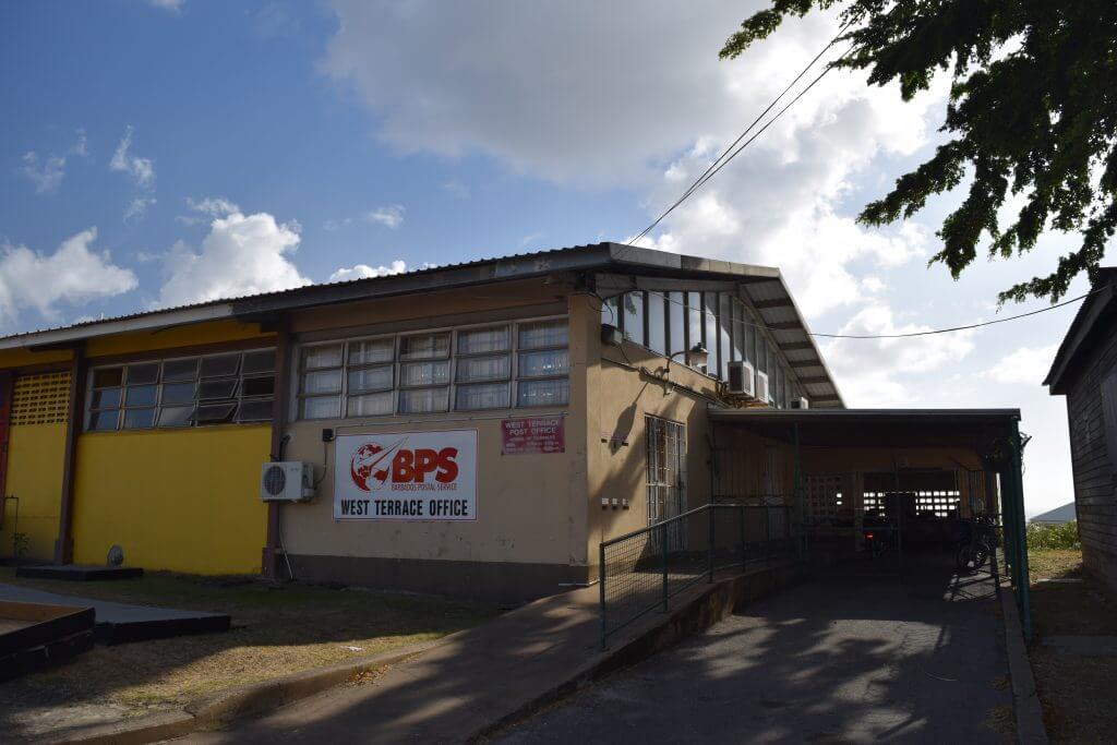 Exterior of West Terrace Post Office, St James, Barbados